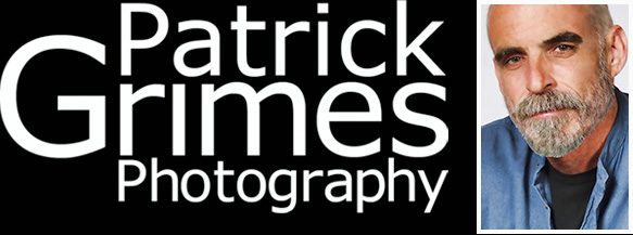 Patrick Grimes logo and photo of Patrick